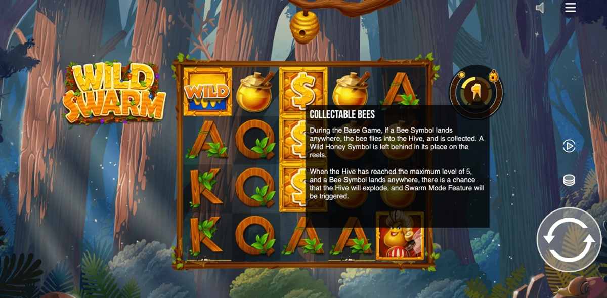 Bee symbols are collected into the hive