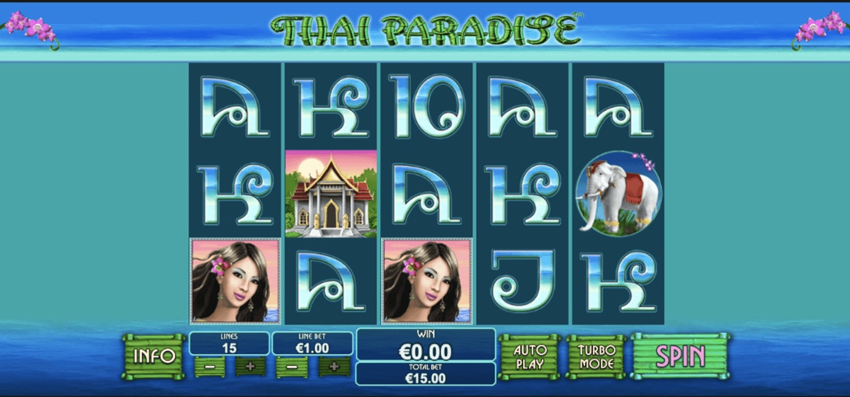 The game is set on a Thai beach