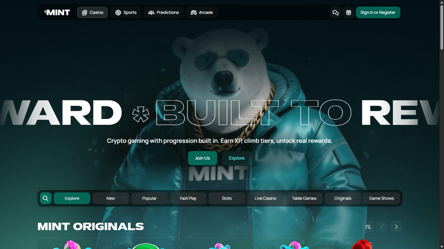 mint.io_casino_homepage_desktop