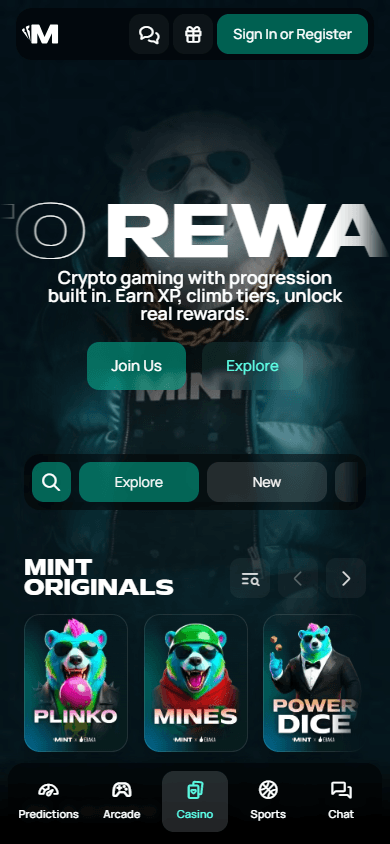 mint.io_casino_homepage_mobile