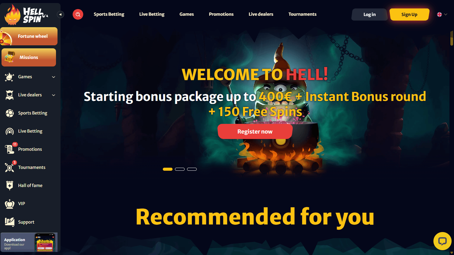 hellspin_casino_homepage_desktop