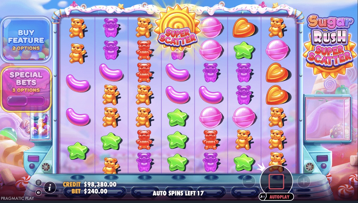 Look out for the Super Scatter symbols