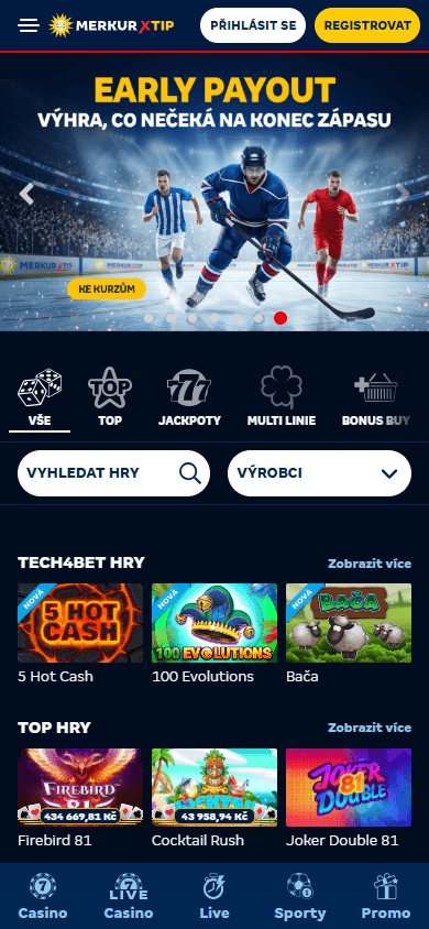 MerkurXTip_Casino_CZ_homepage_mobile