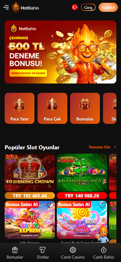 Hotbahis_Casino_homepage_mobile