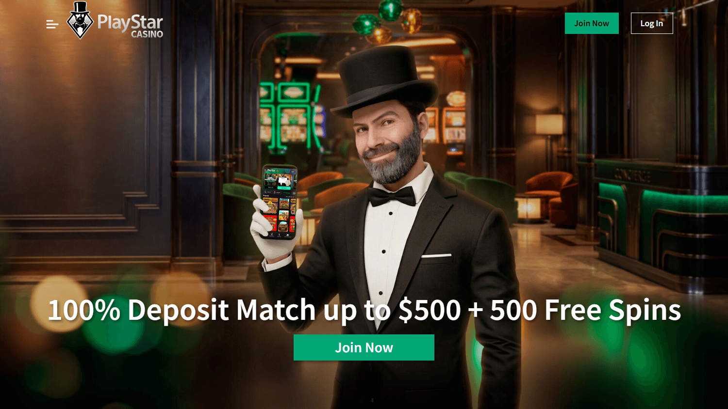 PlayStar_Casino_homepage_desktop