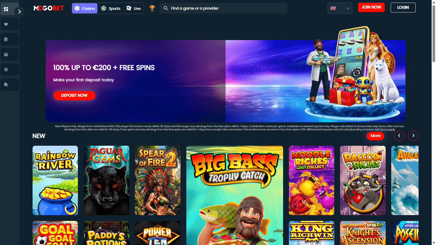 mogobet_casino_homepage_desktop