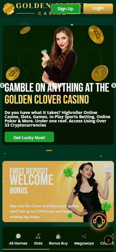 golden_clover_casino_homepage_mobile