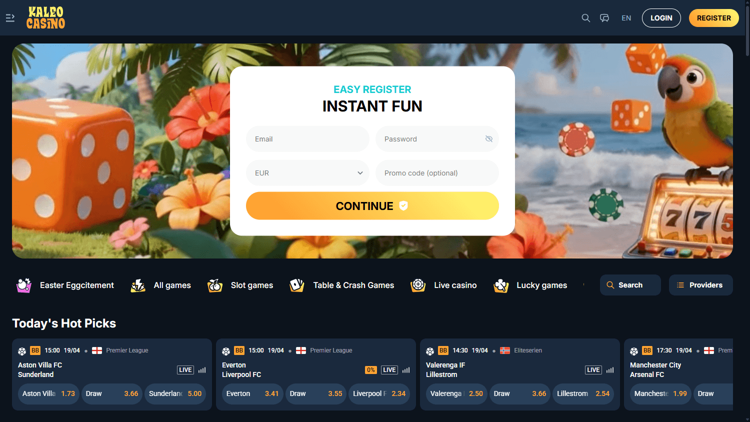 kaleo_casinno_homepage_desktop