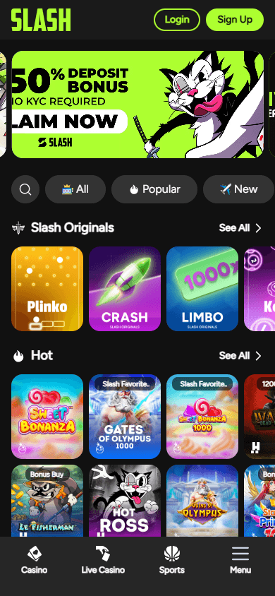 slash_casino_homepage_mobile