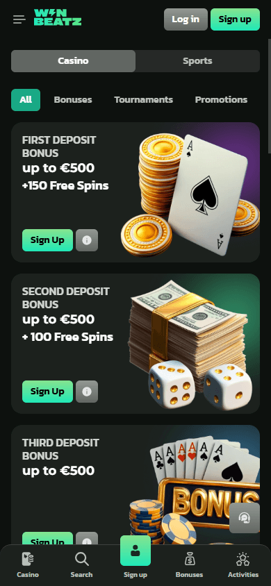 premium Winbeatz Casino giros gratis imagen