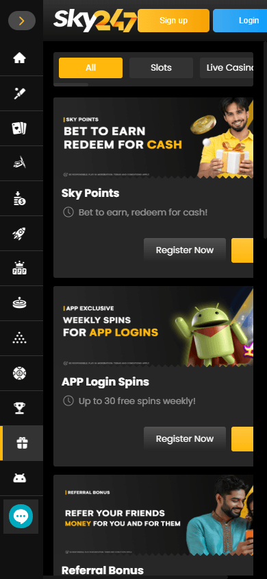Sky247_Casino_promotions_mobile