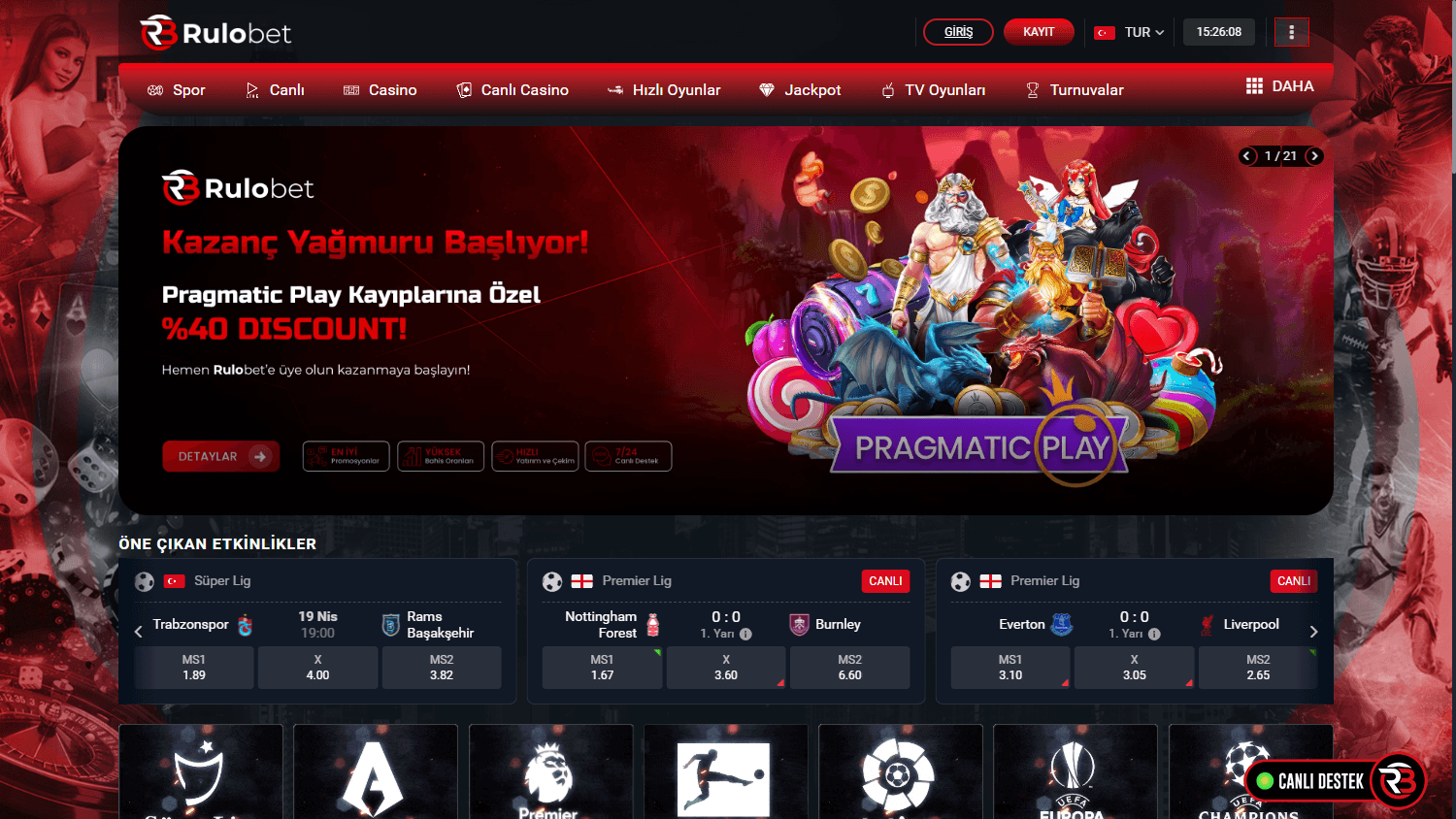 Rulobet_Casino_homepage_desktop
