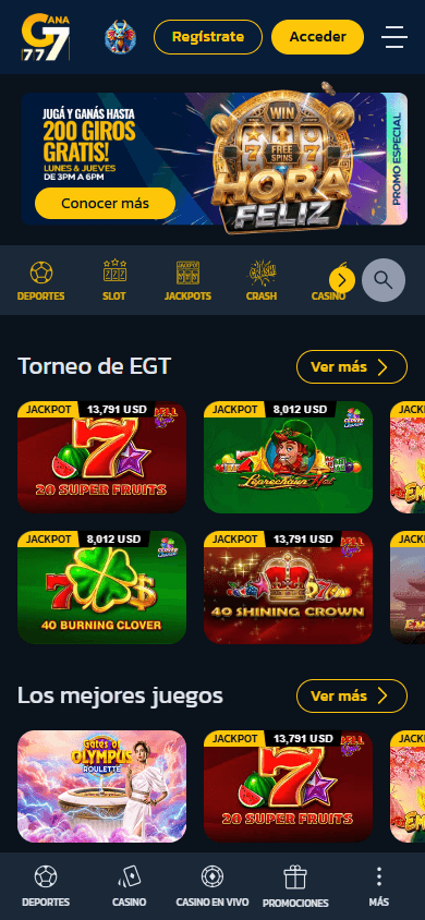 Gana777_Casino_SV_homepage_mobile