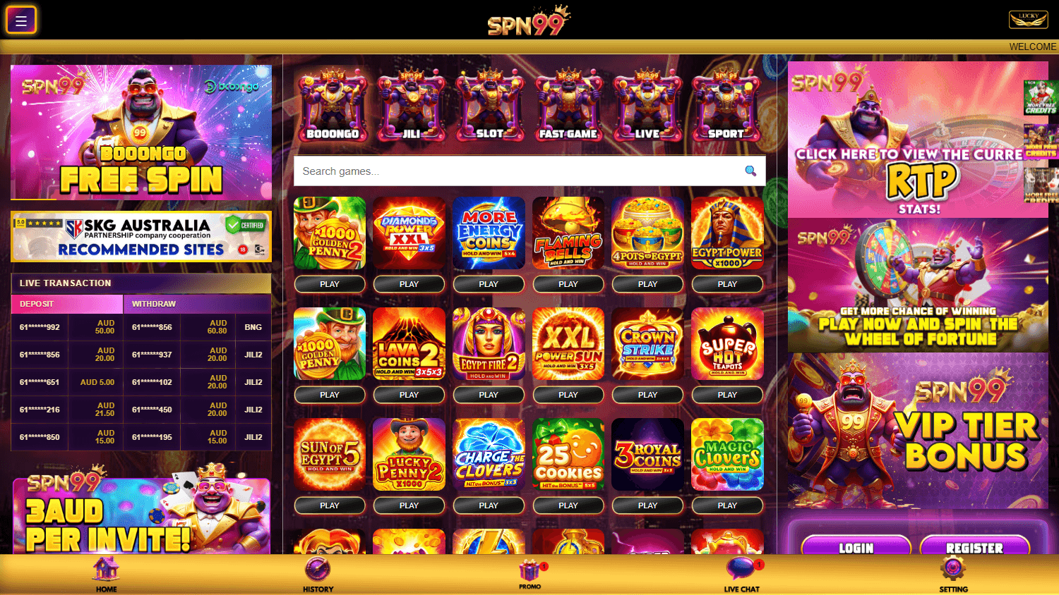 SPN99_Casino_homepage_desktop