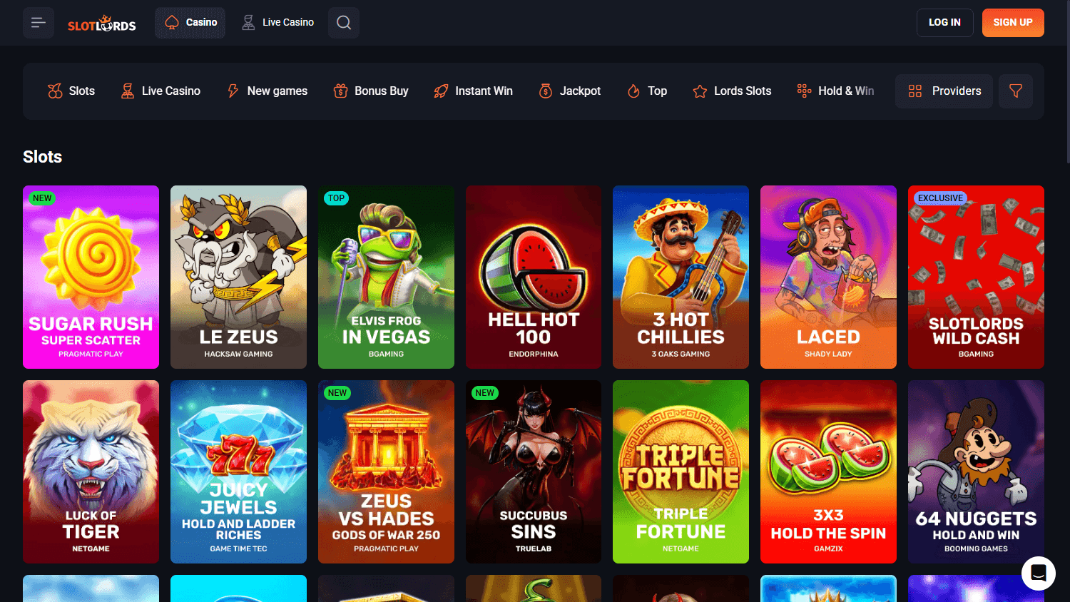 Slot Lords Casino Demomodus – Review für Spieler aus Deutschland