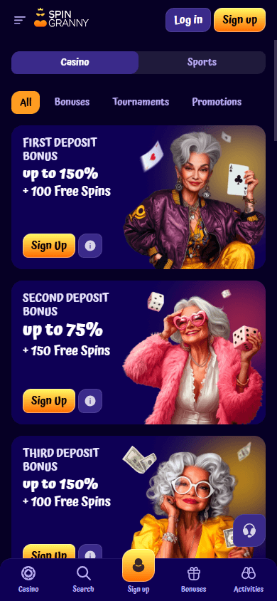 reçois Spingranny Casino bonus quotidien