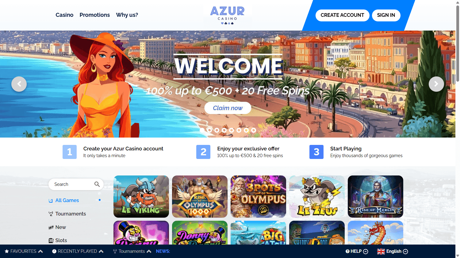 Azur_Casino_homepage_desktop
