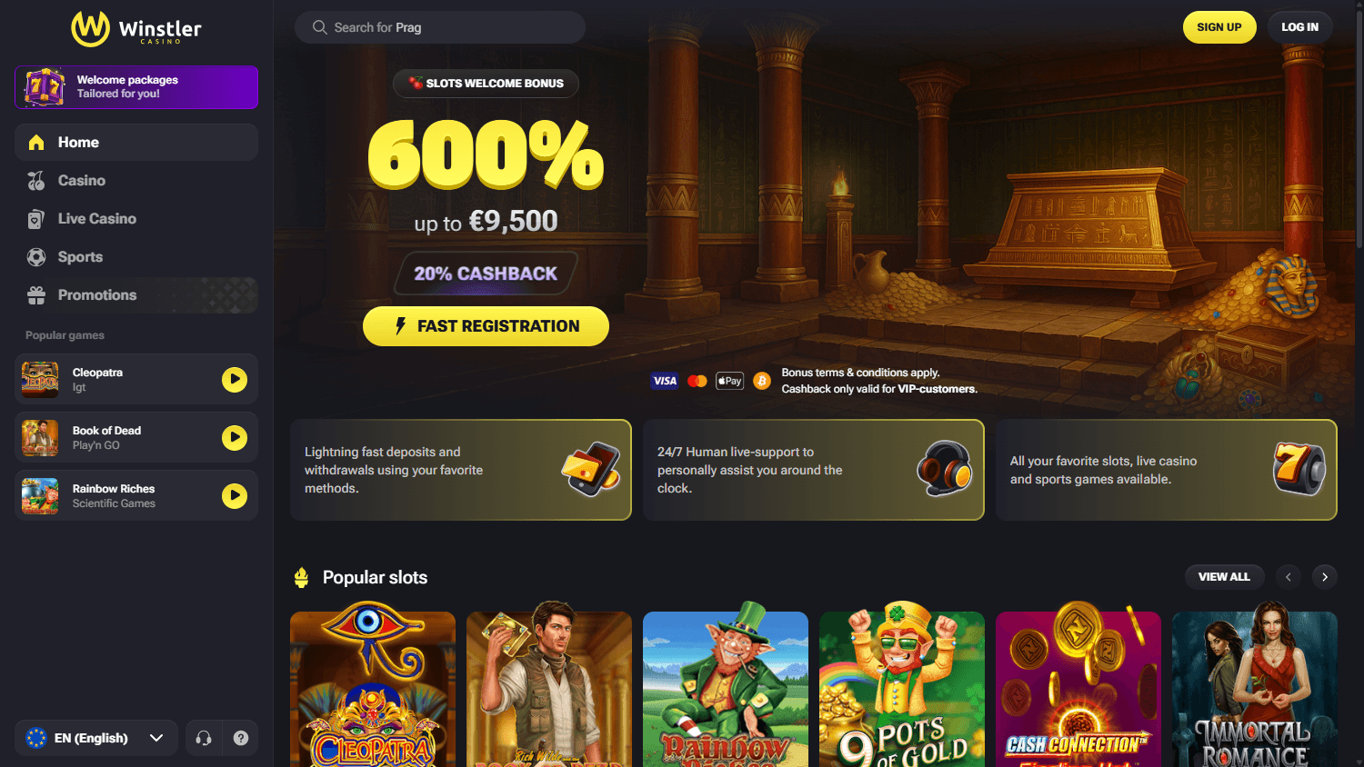 Winstler Casino Review for Players from the United Kingdom