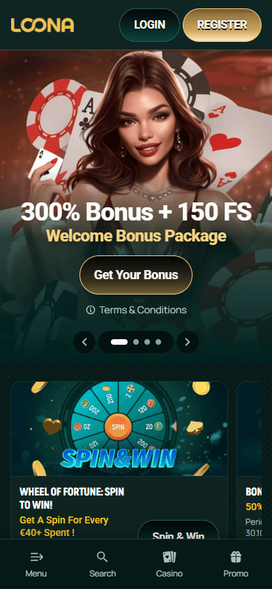 Loonabet_Casino_homepage_mobile