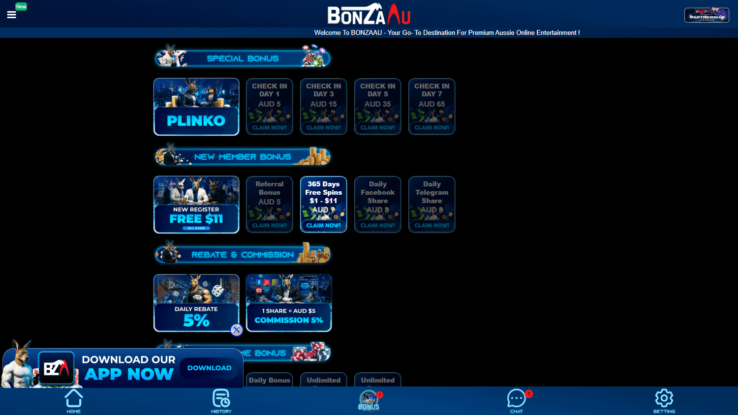 bonzaau_casino_promotions_desktop
