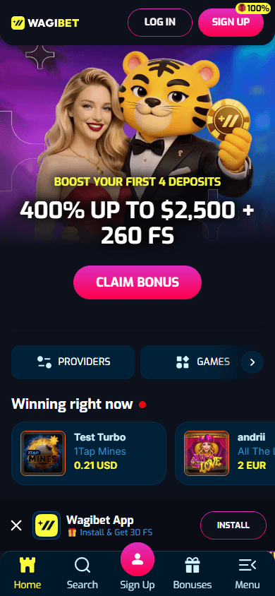 wagibet_casino_homepage_mobile
