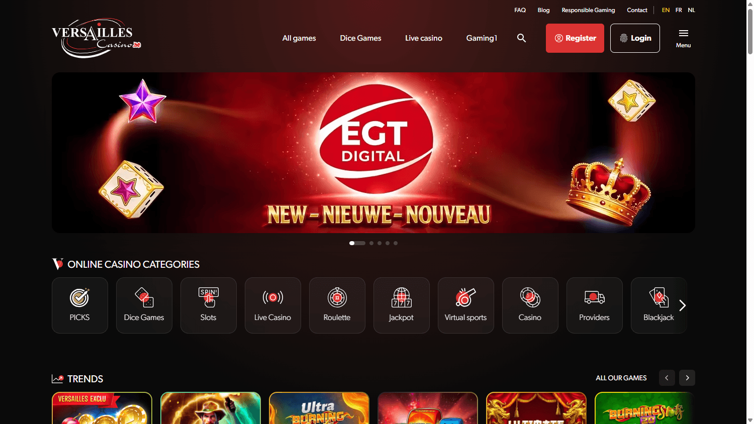 Review: Versailles Casino 1 Mobile – Ein Online Casino für Spieler aus Deutschland