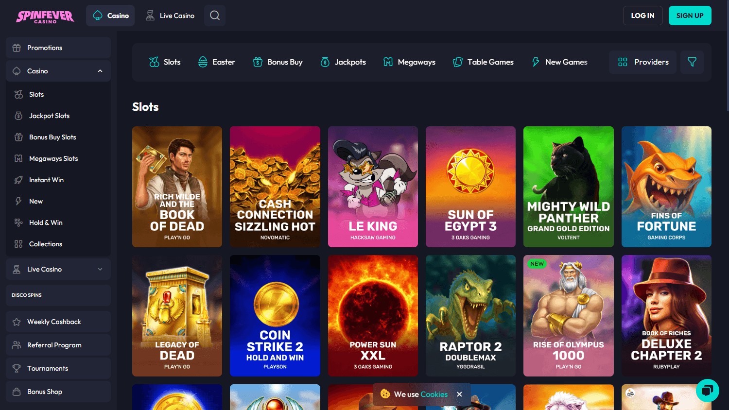 SpinFever Casino Review: Ein Blick für deutsche Spieler