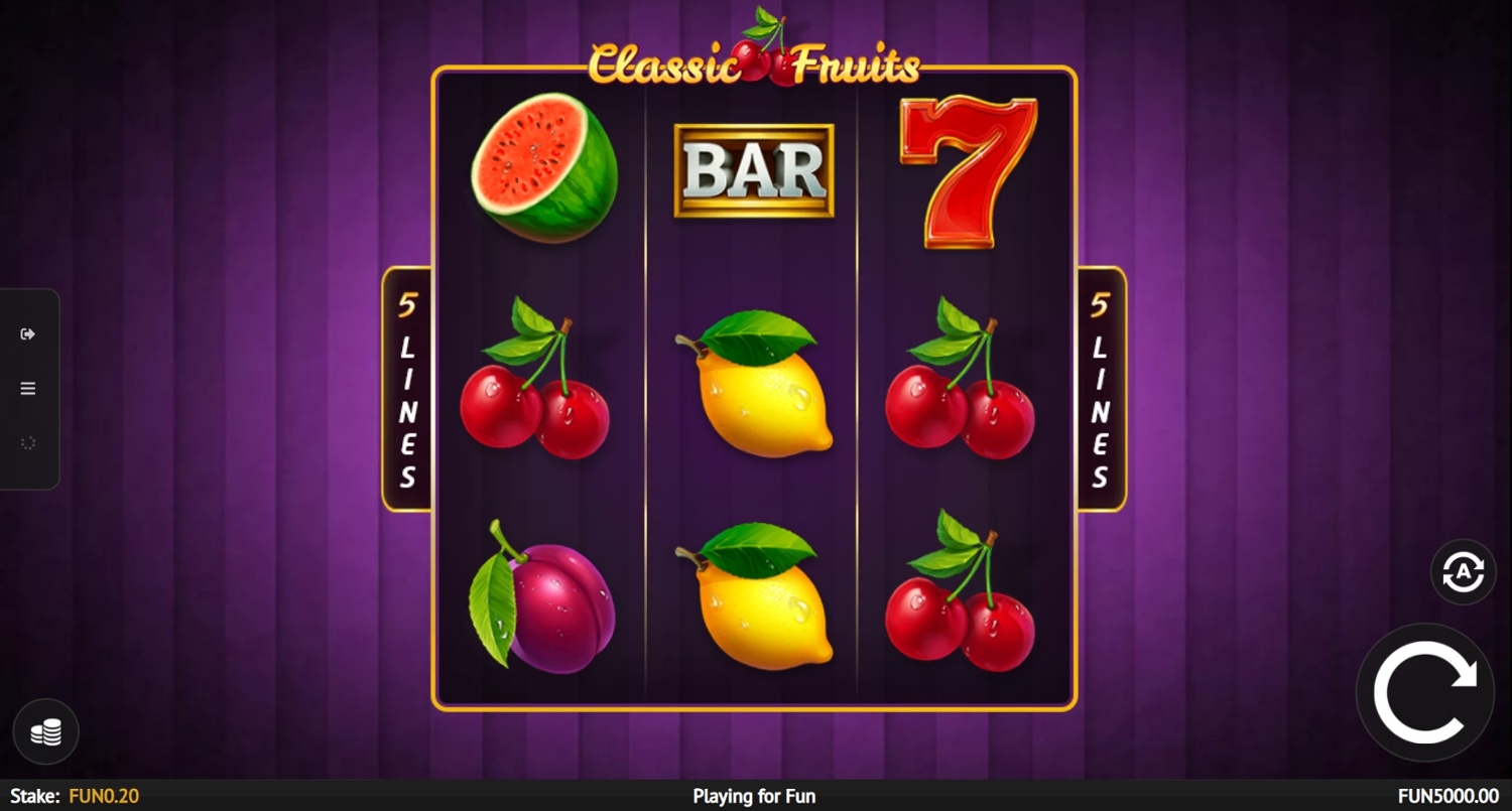 Slots de frutas clásicas