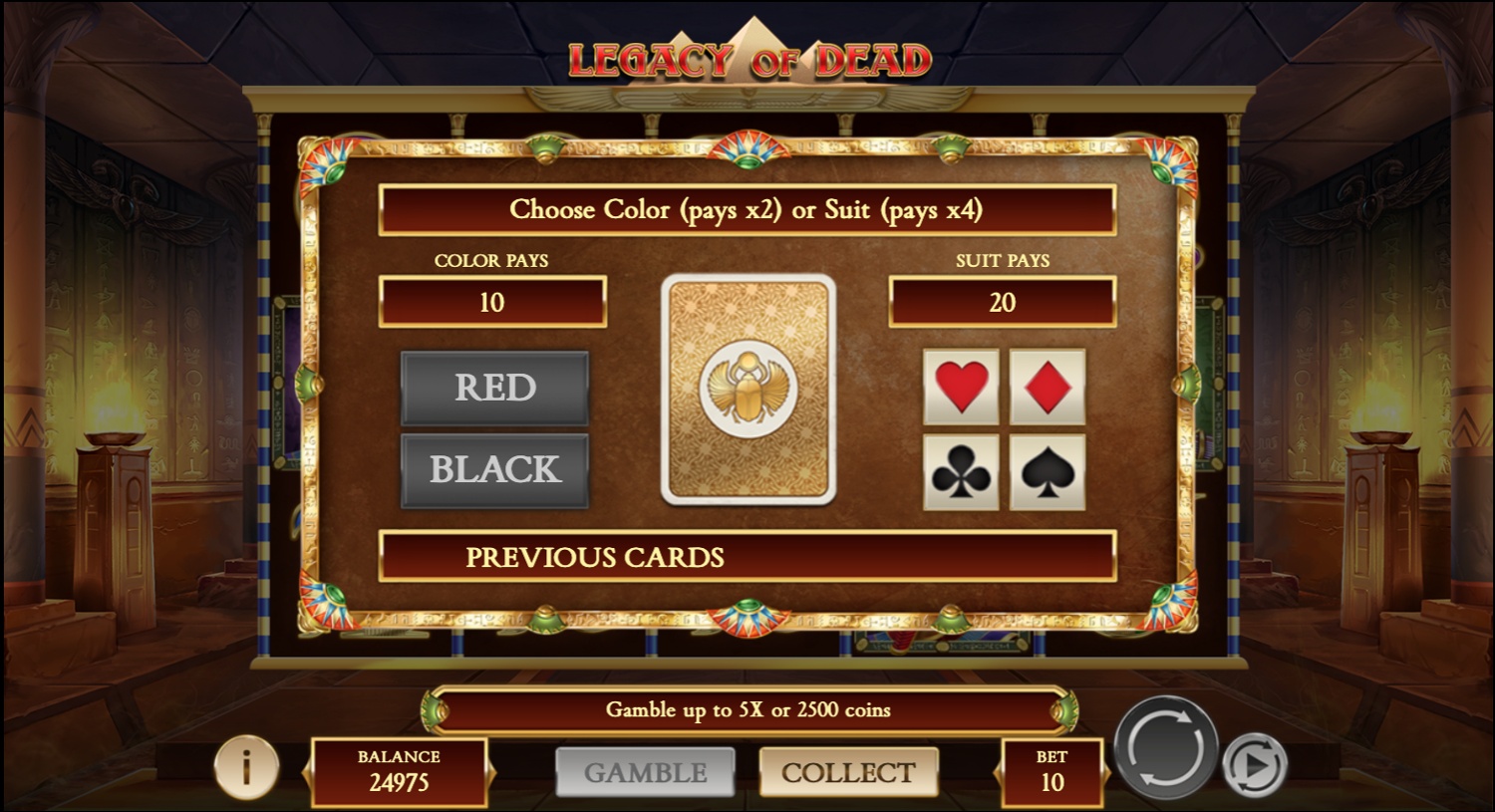 Play legacy of dead