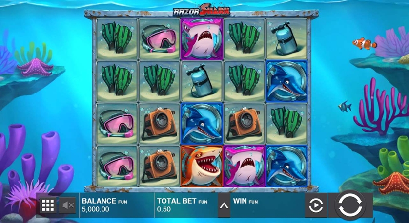 Jogue Razor Shark Gratuitamente em Modo Demo e Avaliação do Jogo