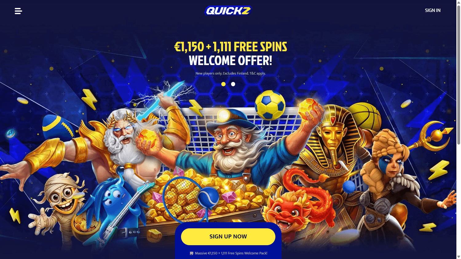 quickz_casino_homepage_desktop