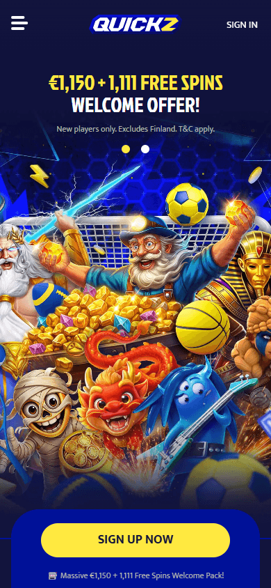 quickz_casino_homepage_mobile