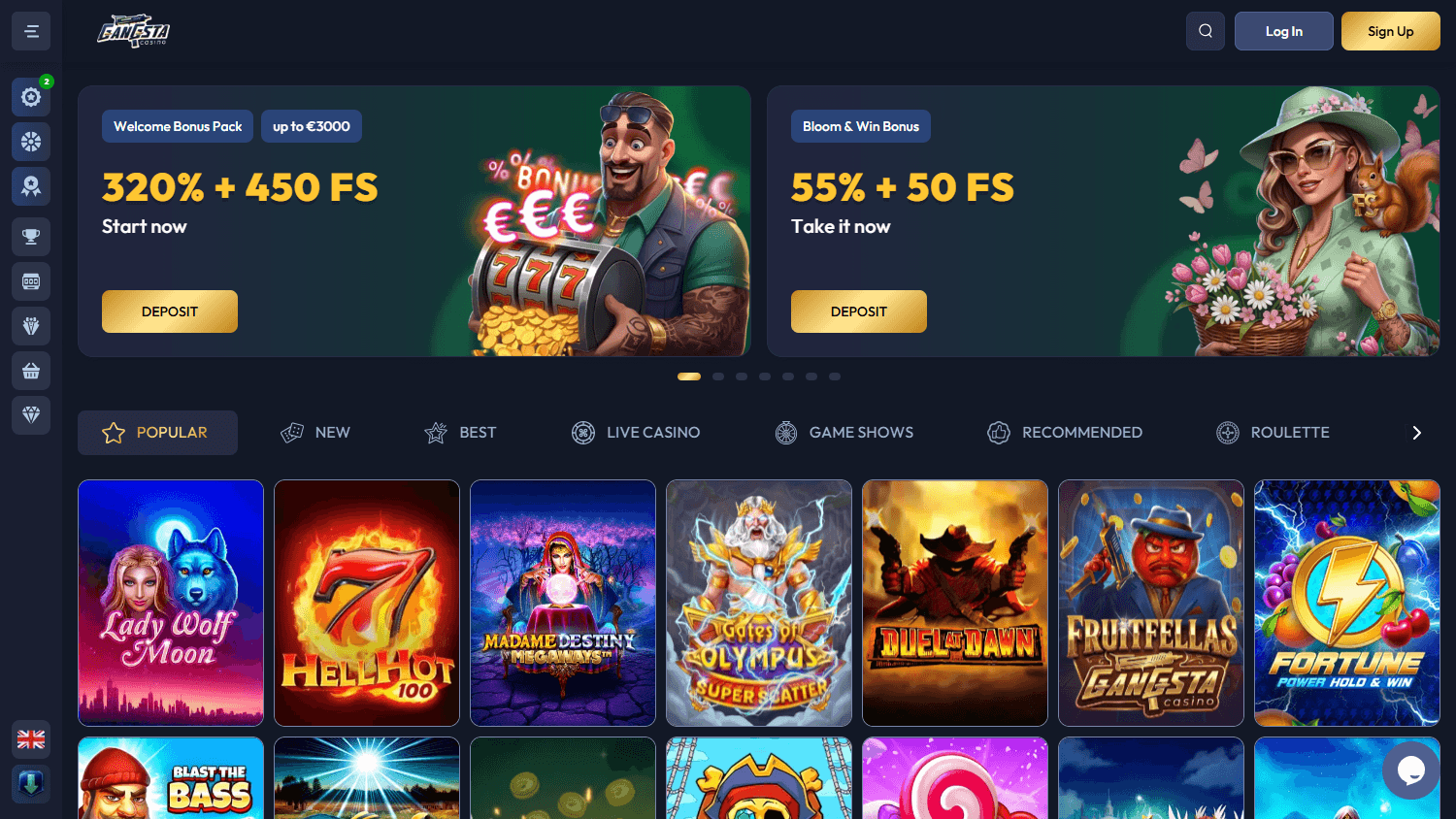Gangsta Casino Bonus für Spieler aus Deutschland: Review