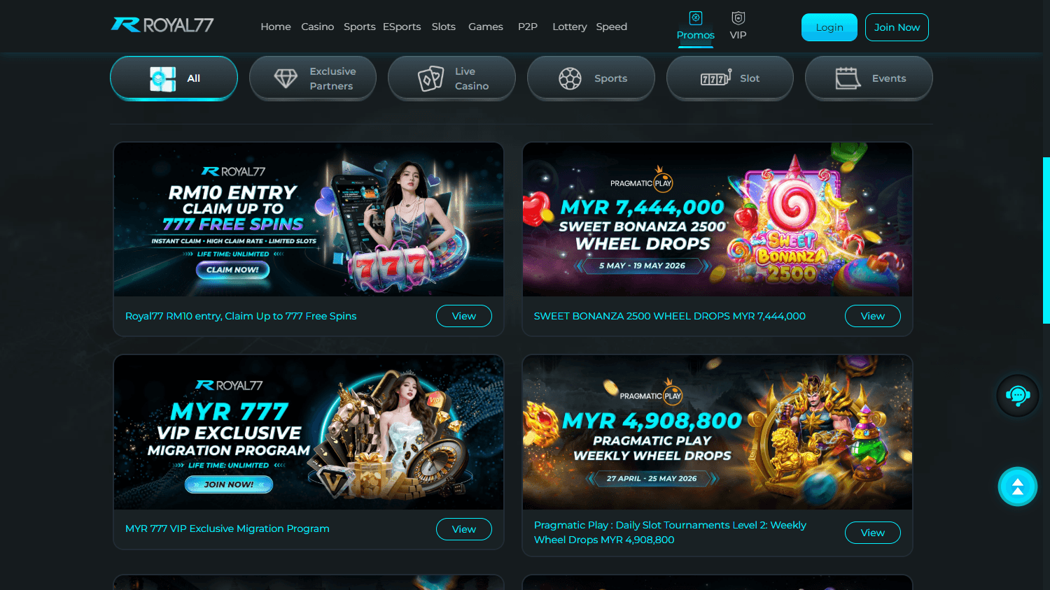 Royal77_Casino_promotions_desktop