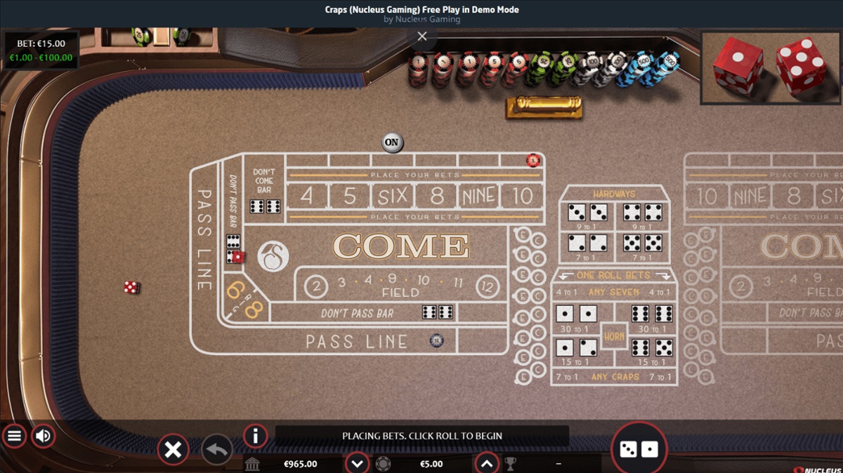 craps-nucleus-gamming-demo
