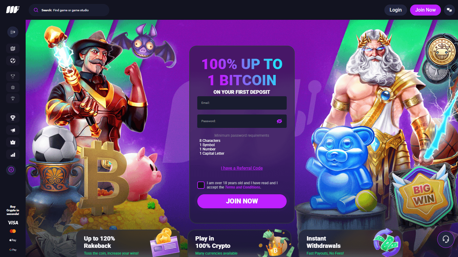 Metaspins_Casino_homepage_desktop