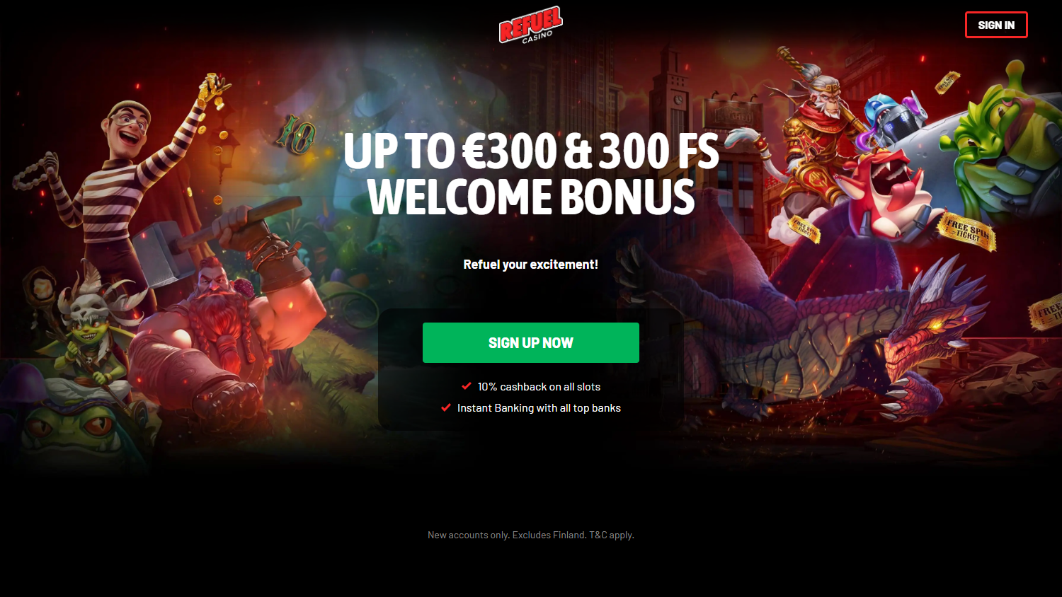 Refuel_Casino_homepage_desktop