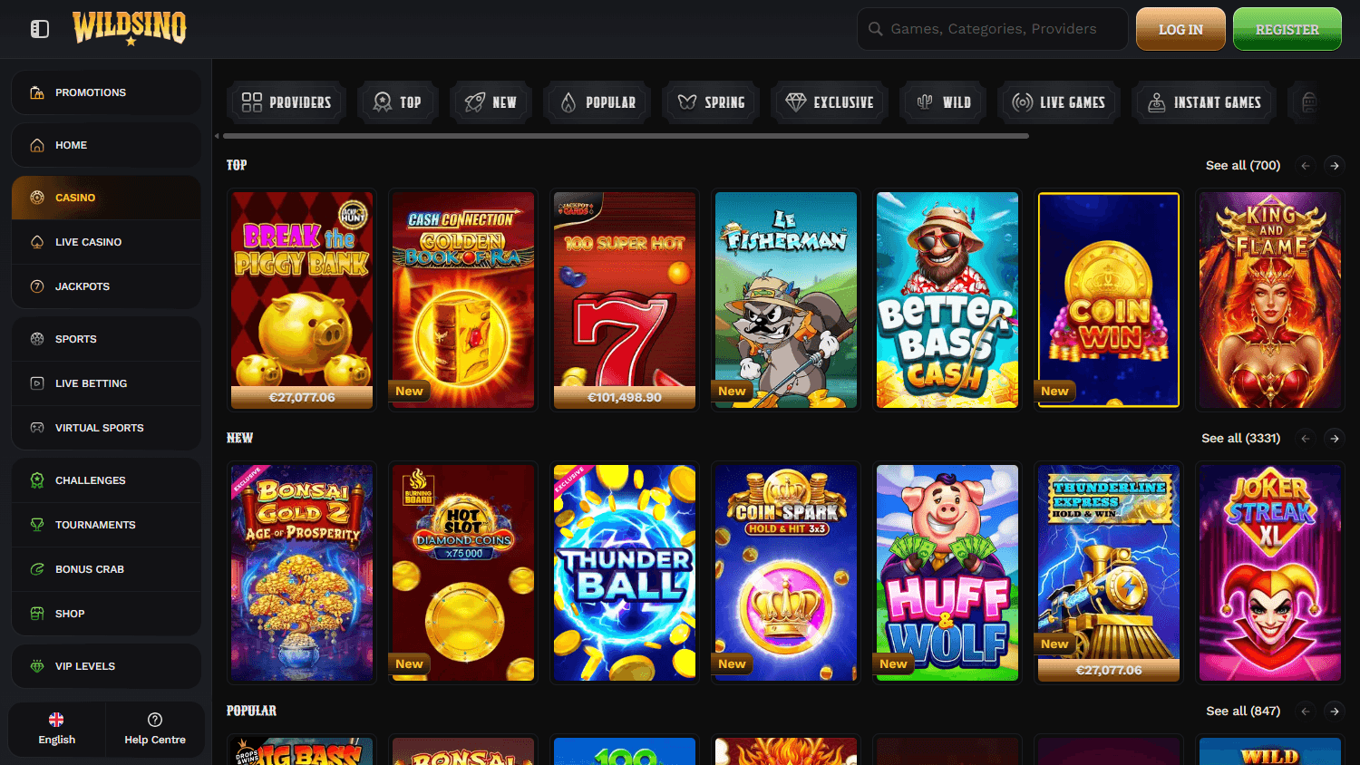 wildsino_casino_game_gallery_desktop