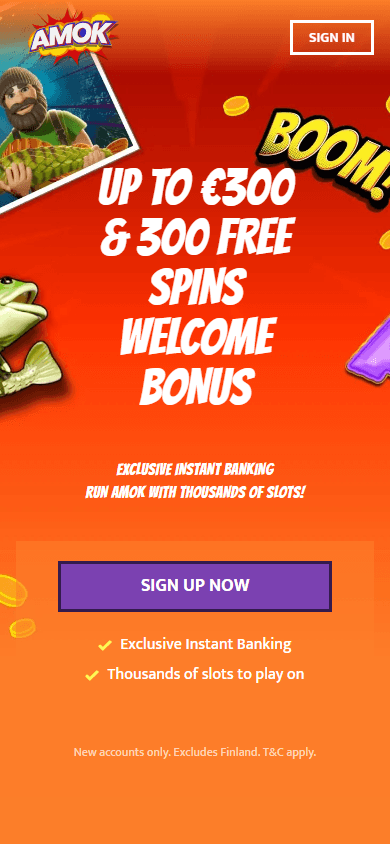 Amok_Casino_homepage_mobile