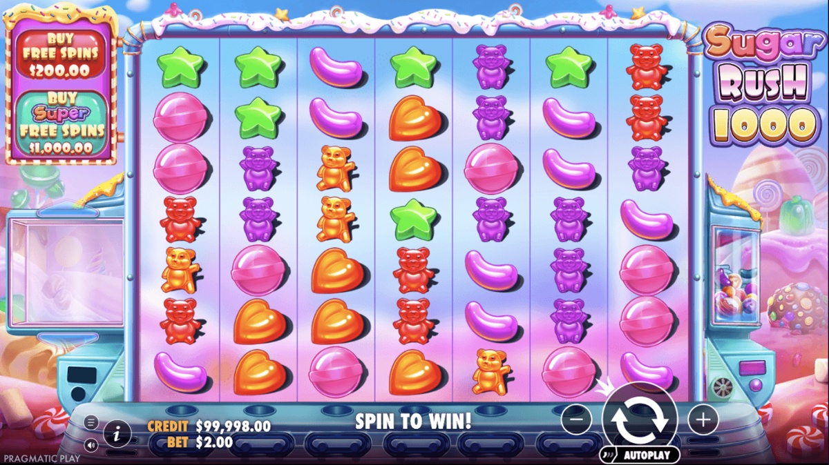 The game is themed around candy