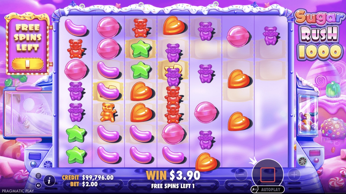 Multipliers are sticky during Free Spins