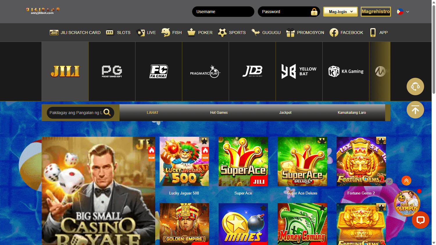 jilibet_casino_game_gallery_desktop