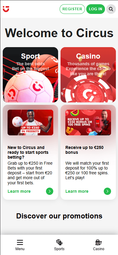 Circus_Casino_NL_homepage_mobile