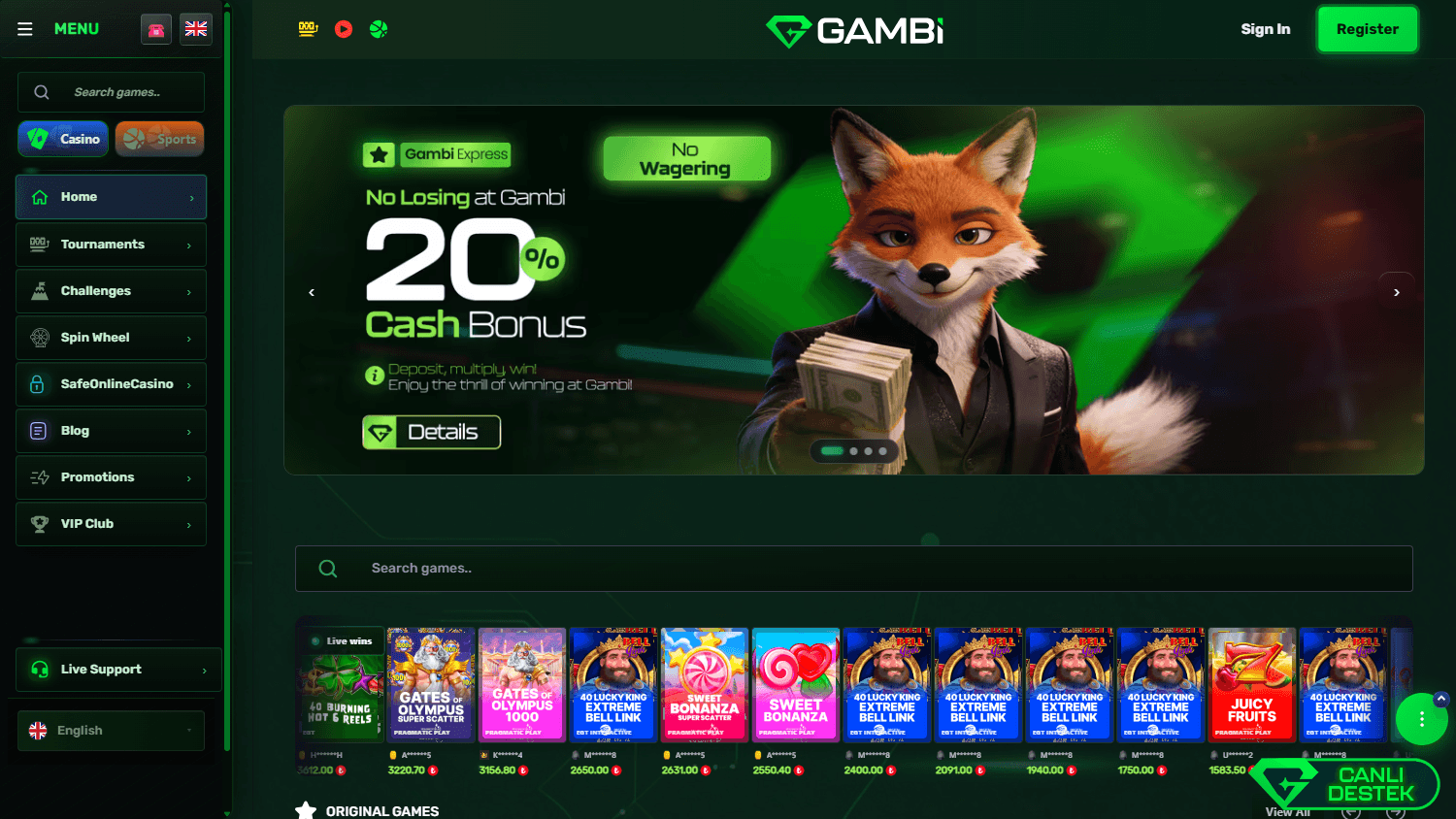 gambi_casino_homepage_desktop