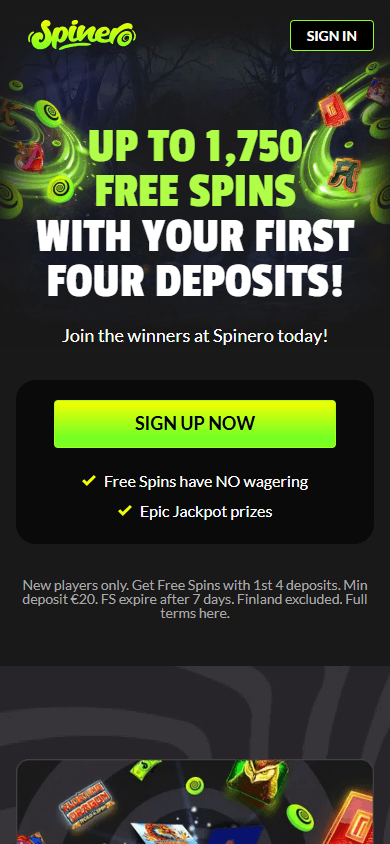 spinero_casino_homepage_mobile