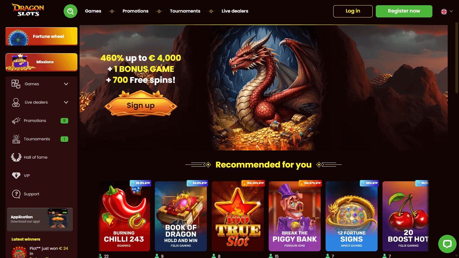 DragonSlots_Casino_homepage_desktop