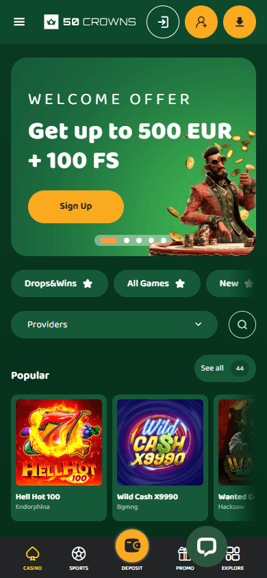 50_crowns_casino_homepage_mobile