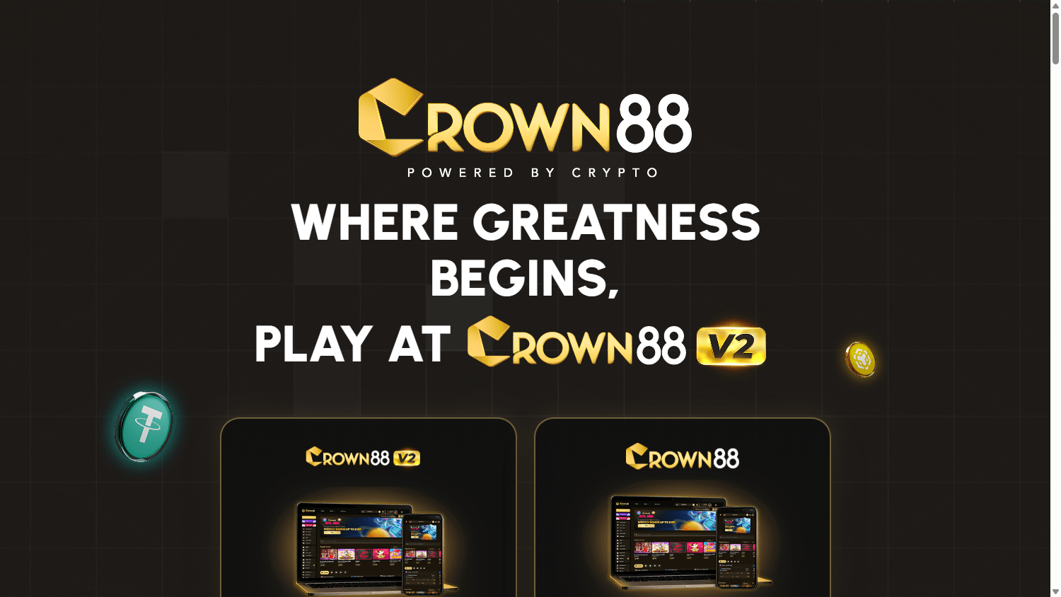 crown88_casino_homepage_desktop
