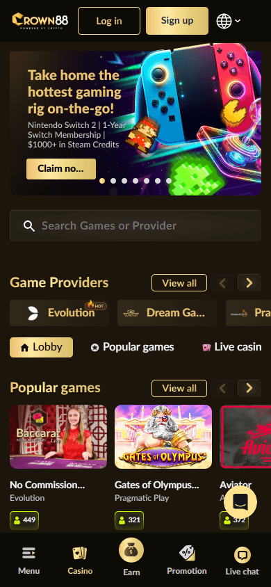 crown88_casino_game_gallery_mobile