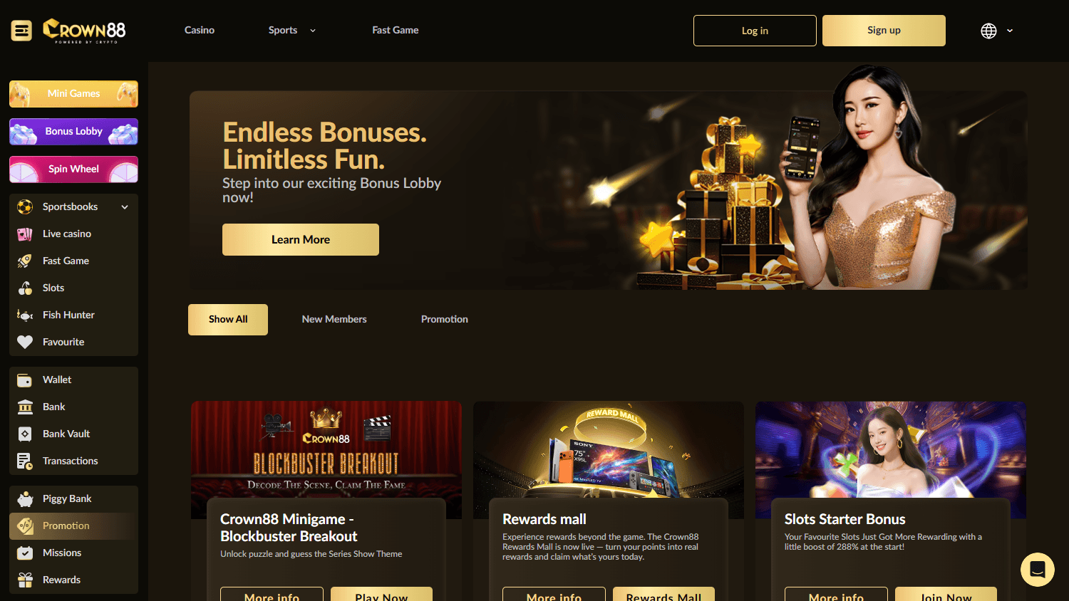crown88_casino_promotions_desktop